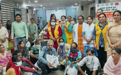 नागरिक अस्पताल में कार्यक्रम आयोजित, 100 टीबी मरीजों को राशन वितरित किया