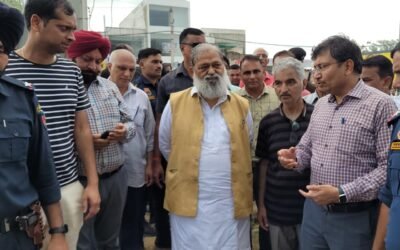 इंडस्ट्रियल एरिया में स्थाई तौर पर पानी निकासी हेतु वॉटर डिस्पोजल टैंक बनाने तथा पानी निकासी के लिए बड़ी