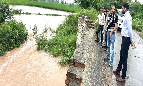 राहत की बात : घग्गर नदी का जल स्तर कम होना शुरू