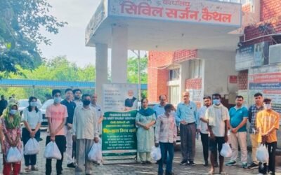 नि:क्षय मित्र योजना के तहत 55 टीबी मरीजों को बांटी पोषण किट