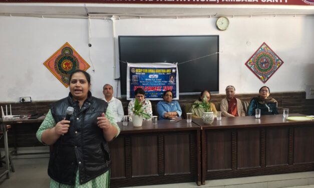 पीएम श्री केंद्रीय विद्यालय क्रमांक 2में रोटरी क्लब अंबाला इंडस्ट्रियल एरिया ने जागरूकता कार्यक्रम का किया आयोजन