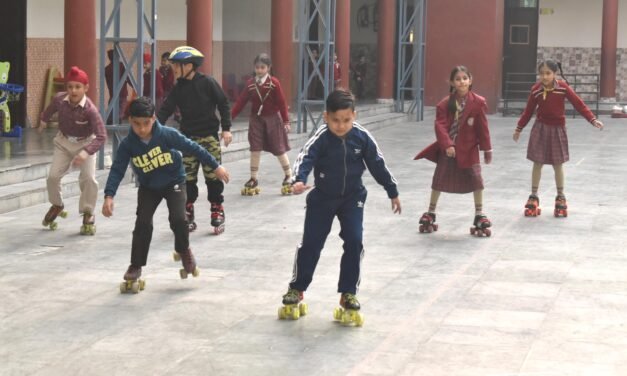 पुलिस डीएवी स्कूल में प्राइमरी विंग का वार्षिक खेल दिवस शुरू