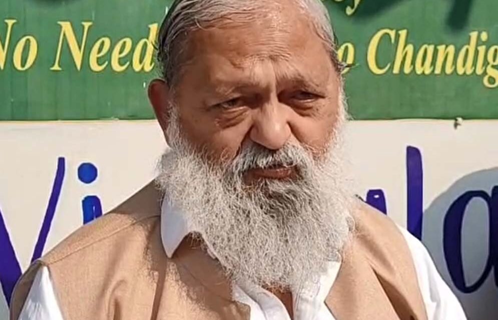 नीतीश कुमार की शपथ पर ऊर्जा मंत्री अनिल विज ने जताई खुशी