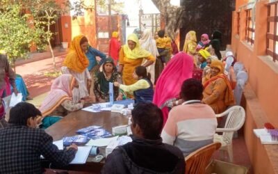 श्यामनगर में स्वास्थ्य जांच शिविर, 60 से अधिक ग्रामीणों की हुई जांच