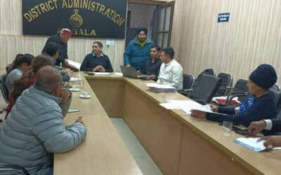 नगर निगम अंबाला वार्डबंदी 2025: प्रारूप पर आई आपत्तियों की डीसी ने की सुनवाई