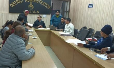 नगर निगम अंबाला वार्डबंदी 2025: प्रारूप पर आई आपत्तियों की डीसी ने की सुनवाई