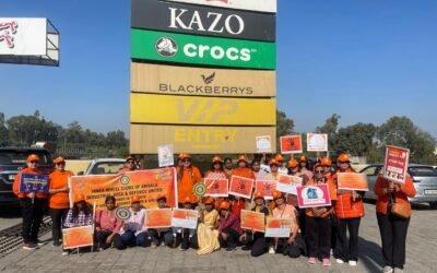 इनर व्हील क्लब की ऑरेंज कैंपेन रैली, महिलाओं व बालिकाओं के खिलाफ हिंसा रोकने का संदेश