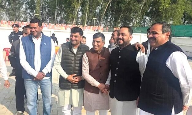 खरक पूनिया में शिक्षा मंत्री महिपाल ढांडा का भव्य स्वागत, विकास कार्यों पर चर्चा