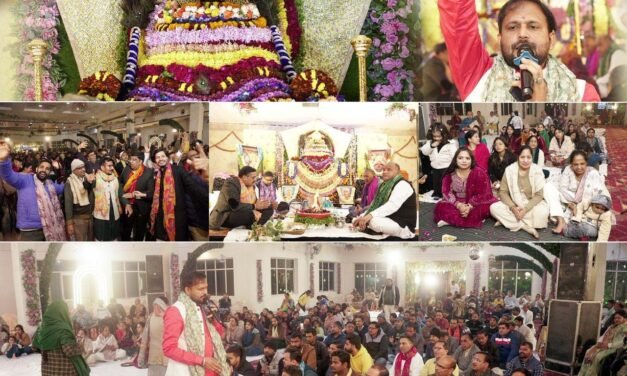 नववर्ष के स्वागत में बीबीएन परिवार ने किया भव्य श्री श्याम संकीर्तन, श्रद्धा-भक्ति से गूंज उठा मंदिर परिसर