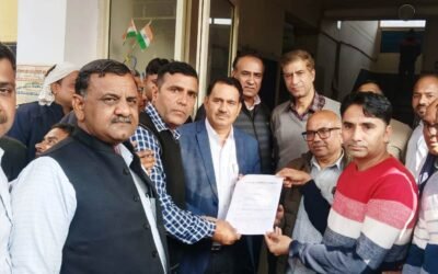 ऑनलाइन ट्रांसफर पॉलिसी के विरोध में बिजली कर्मियों का जोरदार प्रदर्शन, रेवाड़ी में दो घंटे का सांकेतिक धरना