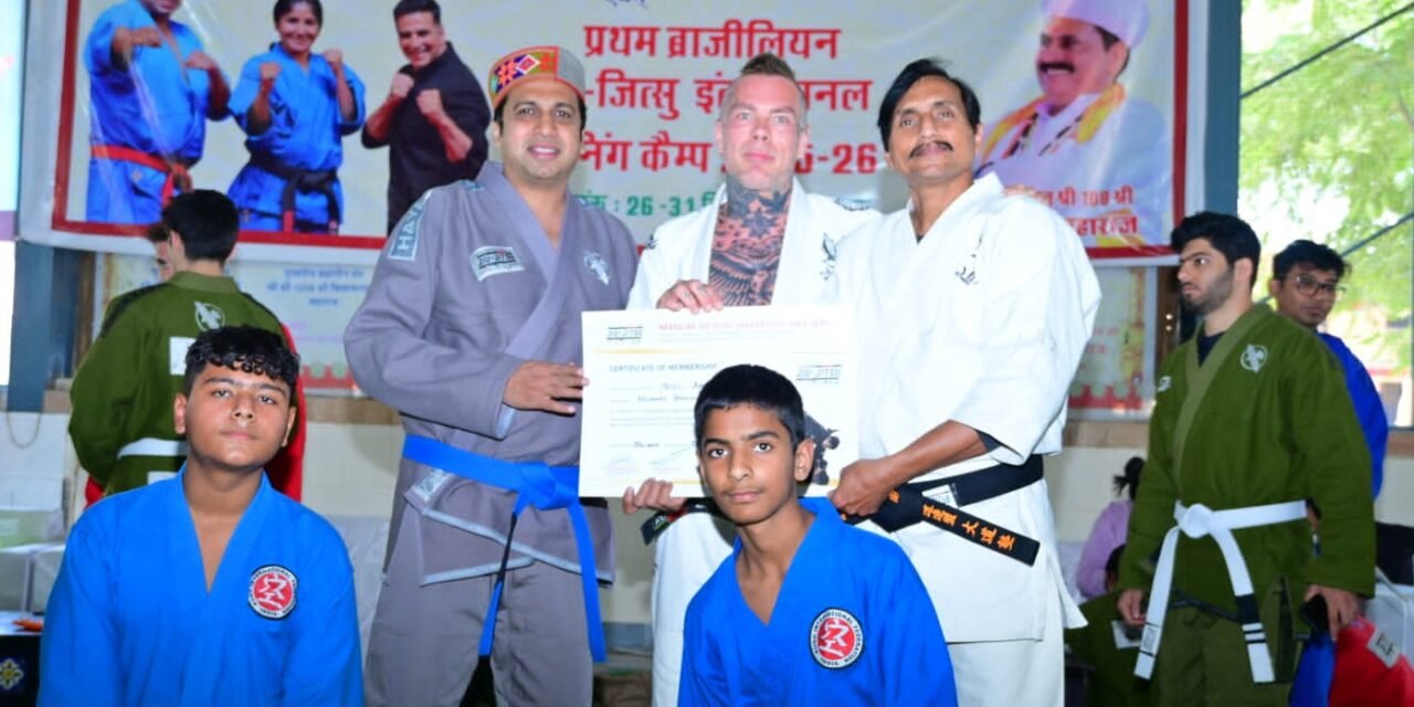 अंबाला के हेमंत शर्मा को हरियाणा में पहली बार ब्राजीलियन जुजुत्सु की मान्यता