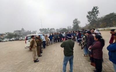 राष्ट्रीय सड़क सुरक्षा माह के तहत अंबाला में यातायात नियमों पर जागरूकता शिविर आयोजित