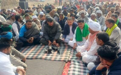 ब्राह्मणवास के पास ट्रैक्टर चालकों की बैठक, आरटीओ की कार्रवाई के खिलाफ जताया रोष