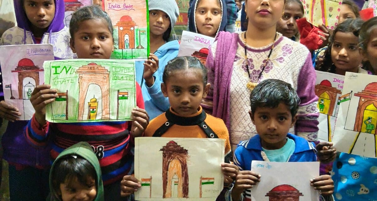 गणतंत्र दिवस पर डडियाना में स्कूली बच्चों की चित्रकला प्रतियोगिता आयोजित