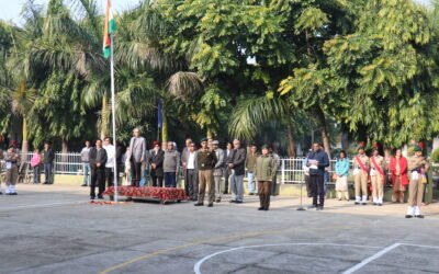 गांधी मेमोरियल नेशनल कॉलेज में गरिमामय ढंग से मनाया गया 77वां गणतंत्र दिवस