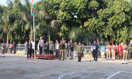 गांधी मेमोरियल नेशनल कॉलेज में गरिमामय ढंग से मनाया गया 77वां गणतंत्र दिवस