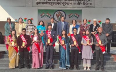डीएवी स्कूल में कक्षा 12 के विद्यार्थियों का आशीर्वाद समारोह
