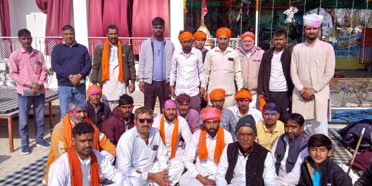 रामदेवरा से रामसरा पहुंची बाबा रामदेव की चांदी की मूर्ति, 28 को भंडारा व मेला