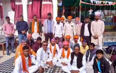 रामदेवरा से रामसरा पहुंची बाबा रामदेव की चांदी की मूर्ति, 28 को भंडारा व मेला