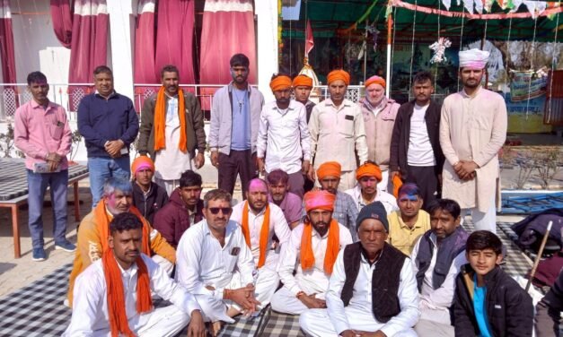 रामदेवरा से रामसरा पहुंची बाबा रामदेव की चांदी की मूर्ति, 28 को भंडारा व मेला