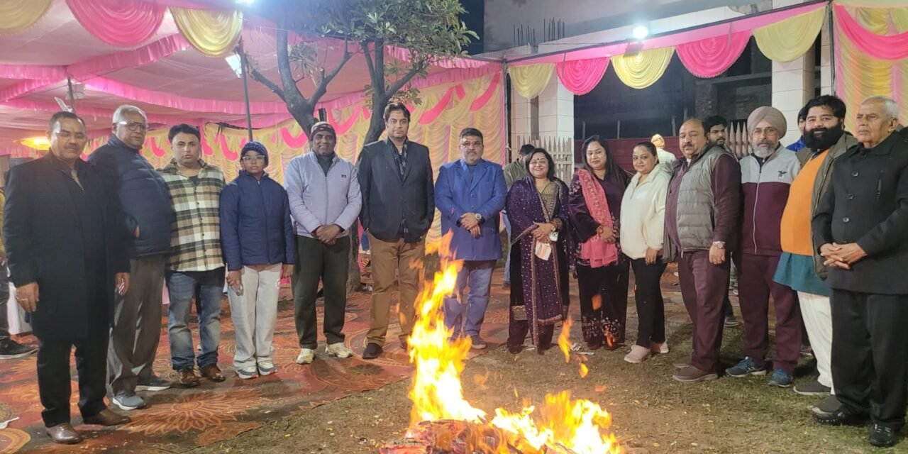 राष्ट्रीय पंजाबी महासभा के लोहड़ी समारोह में दिव्यांग छात्र को ट्राइसाइकिल भेंट, वरिष्ठ नागरिक सम्मानित