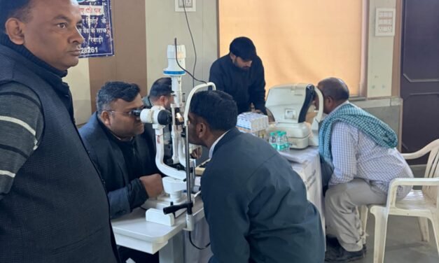 स्व. श्यामसुंदर सिंहल की पुण्यतिथि पर लायंस क्लब रेवाड़ी ने लगाया स्वास्थ्य जांच शिविर