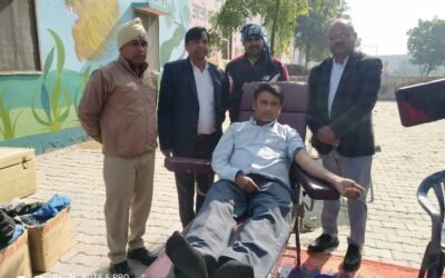 मकर संक्रांति पर रक्तदान शिविर, 38 यूनिट रक्त एकत्रित