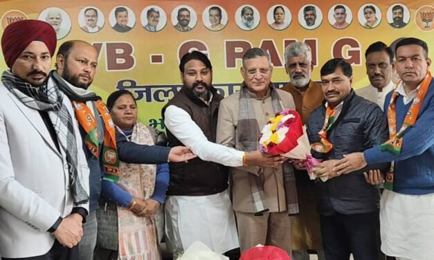 विकसित भारत जी-राम-जी योजना ग्रामीण रोजगार की मजबूत गारंटी : कंवरपाल गुर्जर