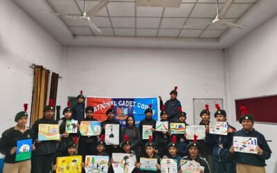 सनातन धर्म कॉलेज में शहीदी दिवस पर पोस्टर मेकिंग प्रतियोगिता, शहीदों को दी श्रद्धांजलि