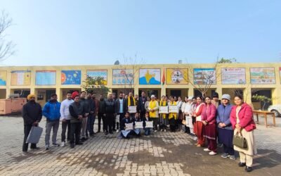 सुल्तानपुर स्कूल में गुरु वंदन-छात्र अभिनंदन कार्यक्रम का आयोजन