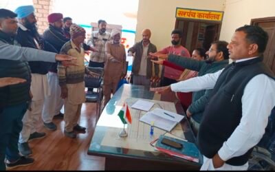 बाल विवाह मुक्त अभियान के तहत गांव नकटा ने ली शपथ