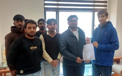 सीआरएसयू में छात्रों के नाम काटने पर किसान छात्र एकता संगठन का विरोध