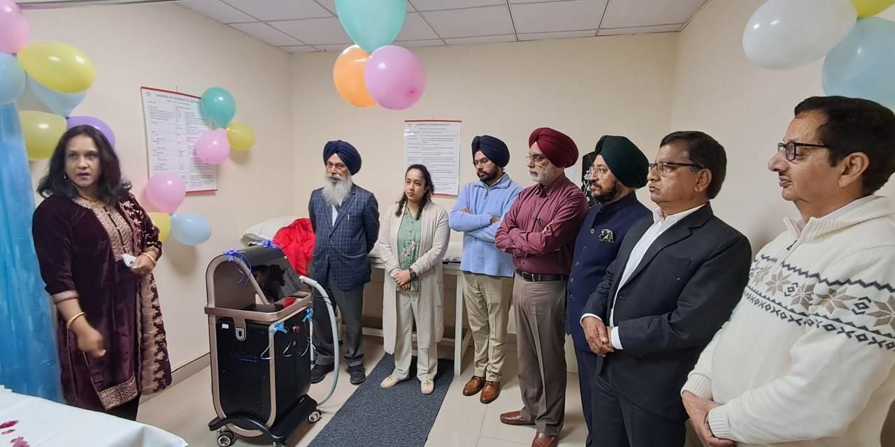 आदेश मेडिकल कॉलेज में डायोड लेजर मशीन स्थापित, त्वचा रोगियों को राहत