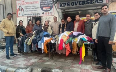 रोटरी क्लब इंडस्ट्रियल एरिया की गर्म कपड़ा वितरण परियोजना का समापन