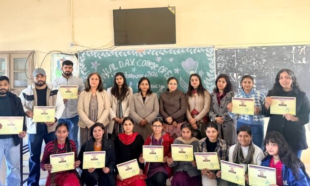 सोहन लाल डीएवी कॉलेज में लीगल लिट्रेसी क्लब का दो दिवसीय जागरूकता कार्यक्रम