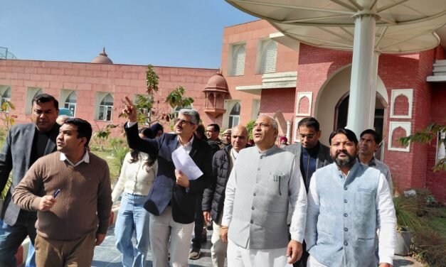 अंबाला-दिल्ली हाईवे पर अंतरराष्ट्रीय शहीदी स्मारक का निरीक्षण, बोले मंत्री रणबीर गंगवा