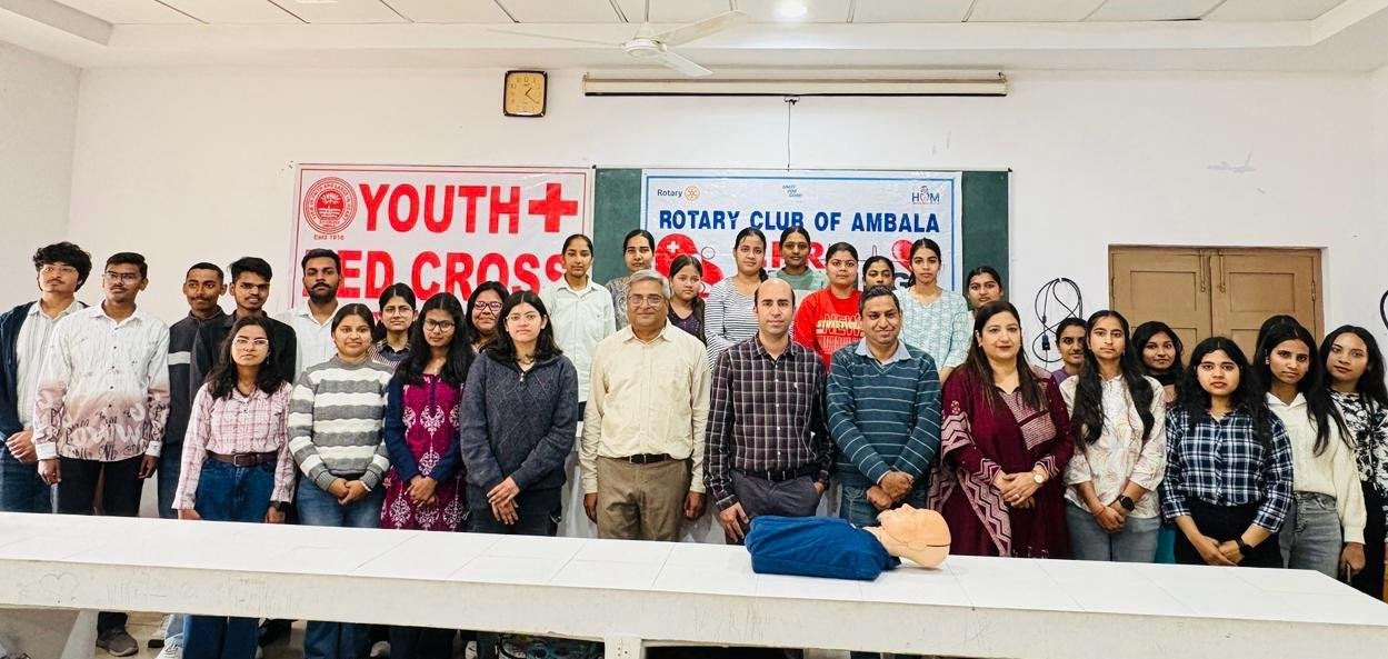 सनातन धर्म कॉलेज में सीपीआर कार्यशाला, विद्यार्थियों को मिला जीवन रक्षक प्रशिक्षण