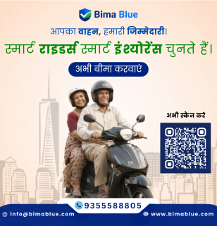 happy couple riding scooter choosing smart two wheeler insurance in chandigarh mohali panchkula tricity