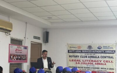 अंबाला में जल प्रदूषण और स्वच्छ पेयजल अधिकारों पर जागरूकता सत्र आयोजित