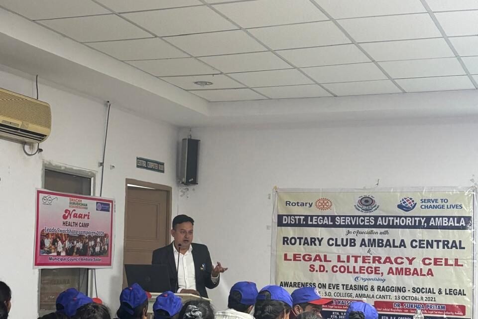 अंबाला में जल प्रदूषण और स्वच्छ पेयजल अधिकारों पर जागरूकता सत्र आयोजित