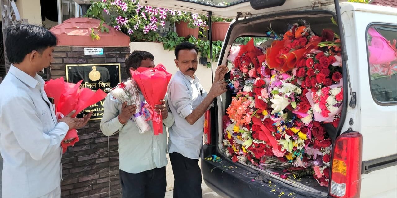 अनिल विज के जन्मदिन पर मिले फूलों से बनेगी अगरबत्ती, अनोखी पहल