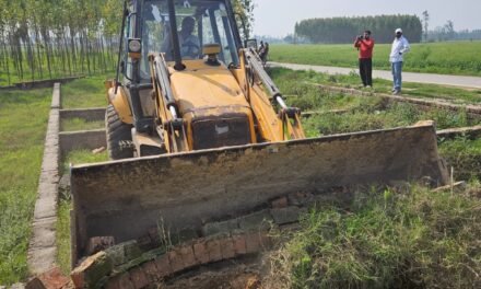 अंबाला में 4 एकड़ अवैध कॉलोनी पर कार्रवाई, 25 निर्माण ध्वस्त