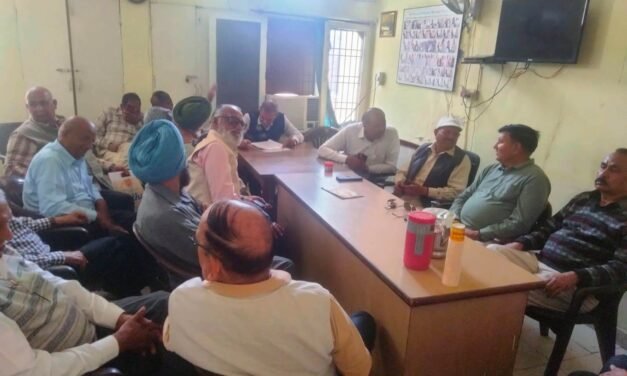 एक्स पुलिस ऑफिसर्स एसोसिएशन अंबाला की मासिक बैठक, लंबित मांगों पर चर्चा