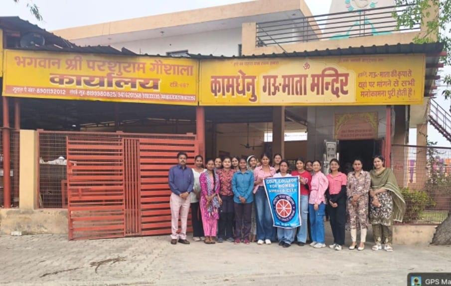 राजकीय महिला महाविद्यालय अंबाला के एनएसएस शिविर में स्वयंसेविकाओं ने खतोली गाँव में चलाया स्वच्छता अभियान