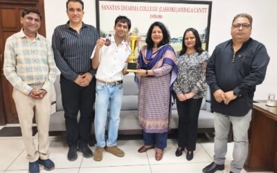 एसडी कॉलेज अंबाला के छात्र निर्माण ने राष्ट्रीय शूटिंग चैंपियनशिप में जीता कांस्य पदक