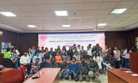 सनातन धर्म कॉलेज में साहित्यिक व रचनात्मक प्रतियोगिताओं का आयोजन