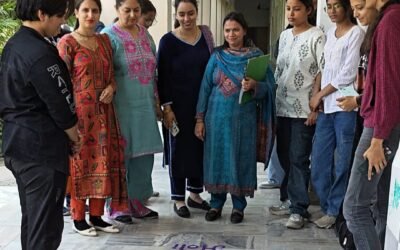 सनातन धर्म कॉलेज में होली पर रंगोली प्रतियोगिता का आयोजन