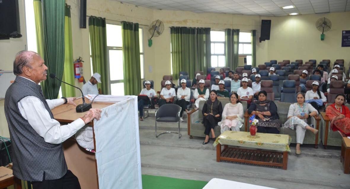 सिरसा के जेसीडी महाविद्यालय में जल संरक्षण पर जागरूकता कार्यक्रम, विद्यार्थियों को किया प्रेरित