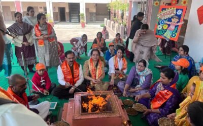 अंबाला के डीएवी स्कूल में आर्य समाज का 152वां स्थापना दिवस वैदिक रीति से मनाया गया