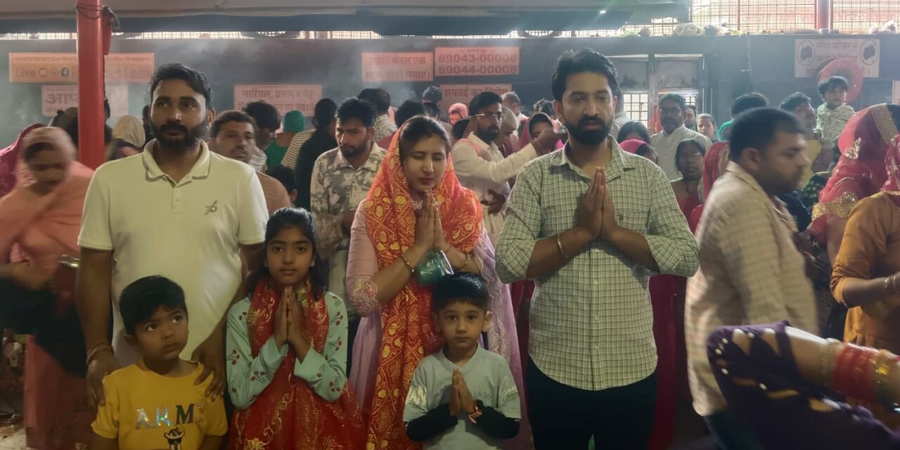 भ्रामरी शक्तिपीठ बनभौरी में नवरात्र पर उमड़ा आस्था का सैलाब, लाखों श्रद्धालु पहुंचे दर्शन के लिए